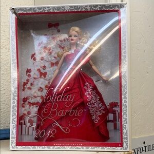 Barbie Collector Doll in Red Holiday Gown